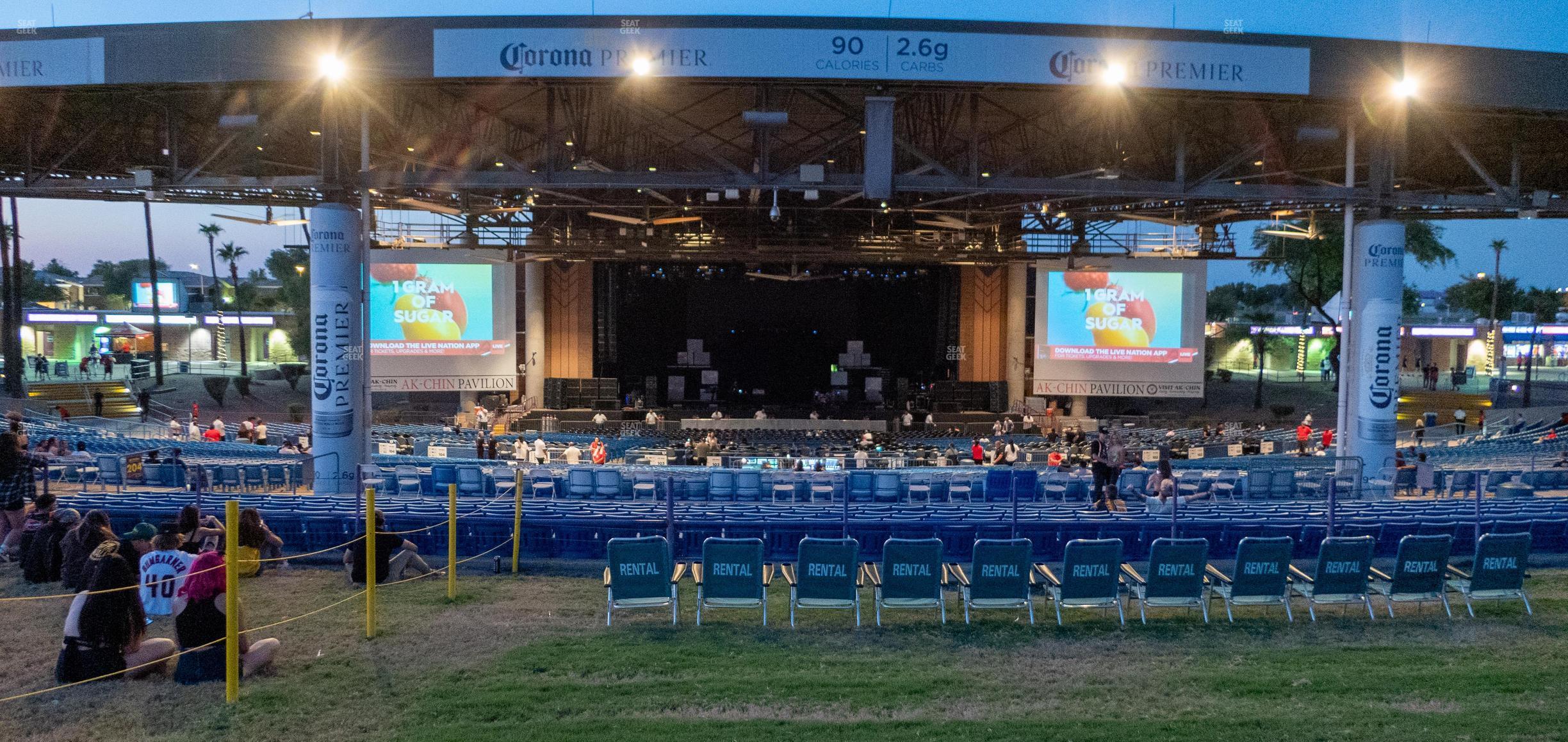 Seating view for Talking Stick Resort Amphitheatre Section Reserved Lawn