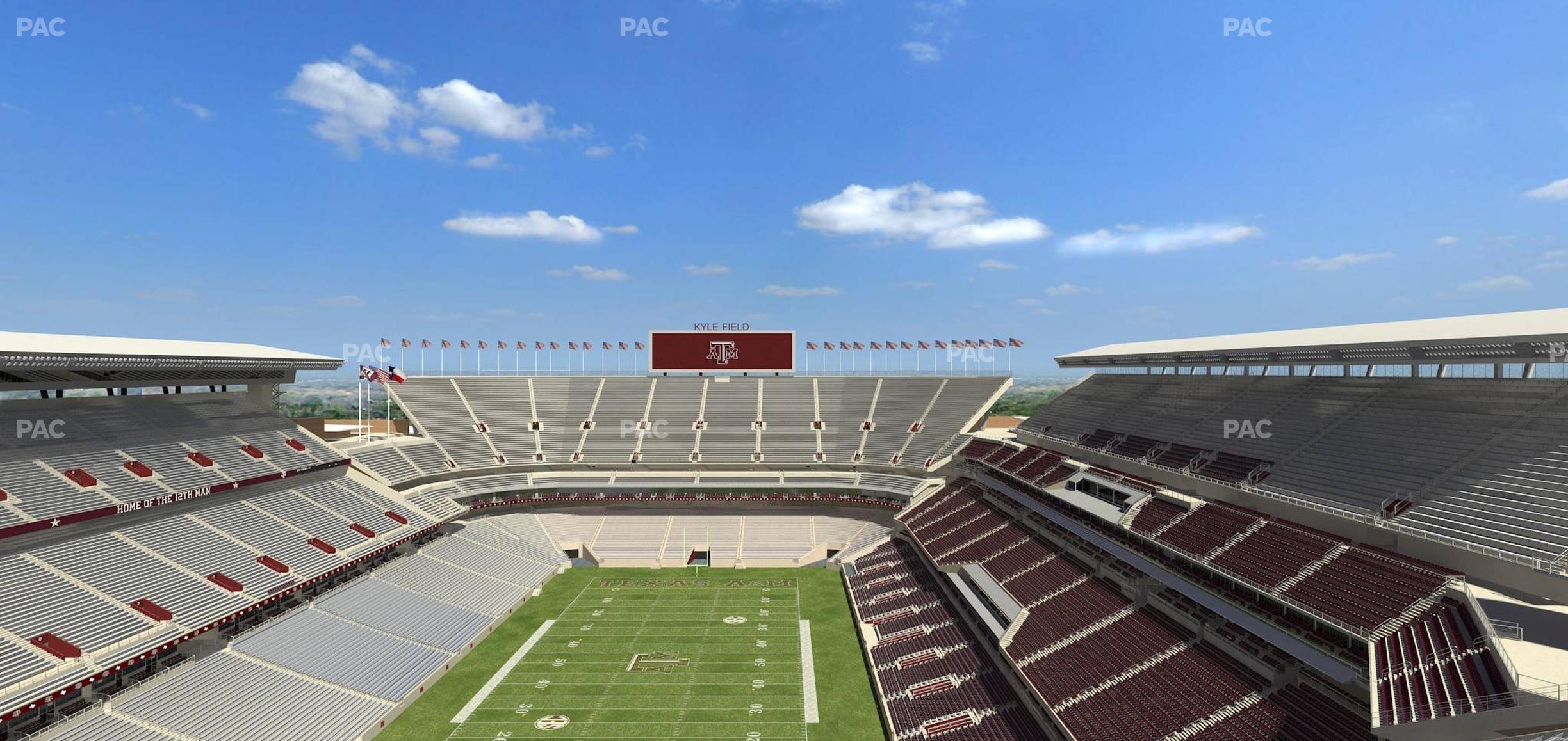 Seating view for Kyle Field Section 413