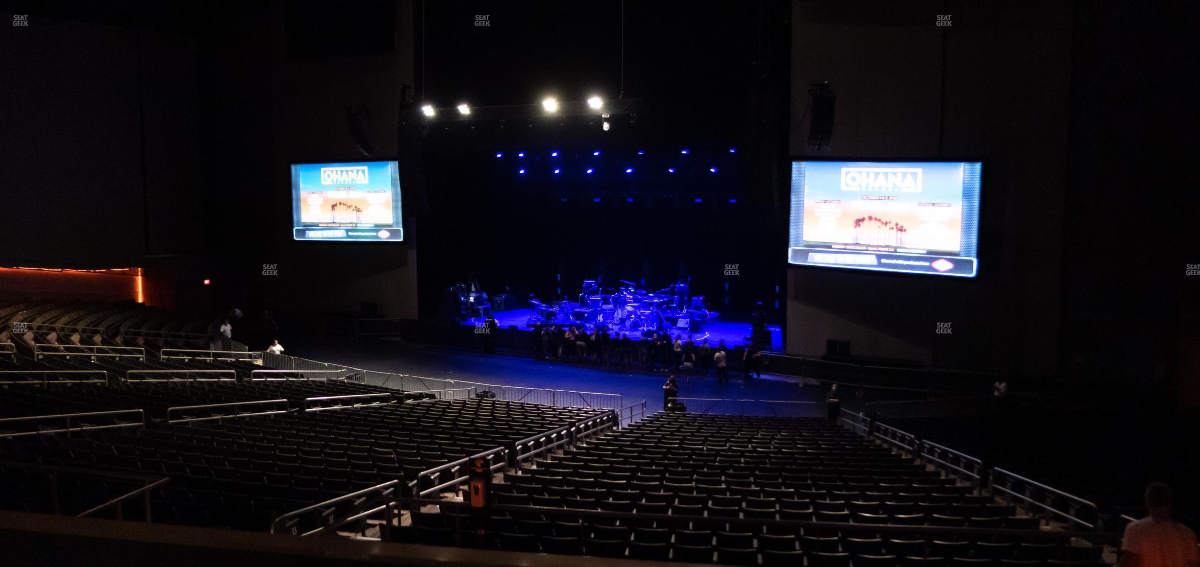 Seating view for Arizona Financial Theatre Section Club 201