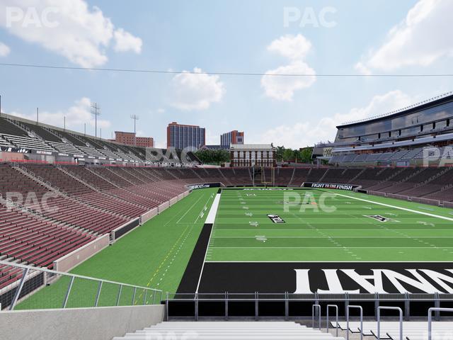 Seating view for Nippert Stadium Section 135