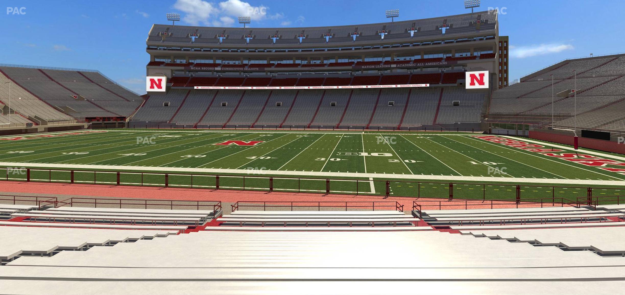 Seating view for Memorial Stadium Nebraska Section 24