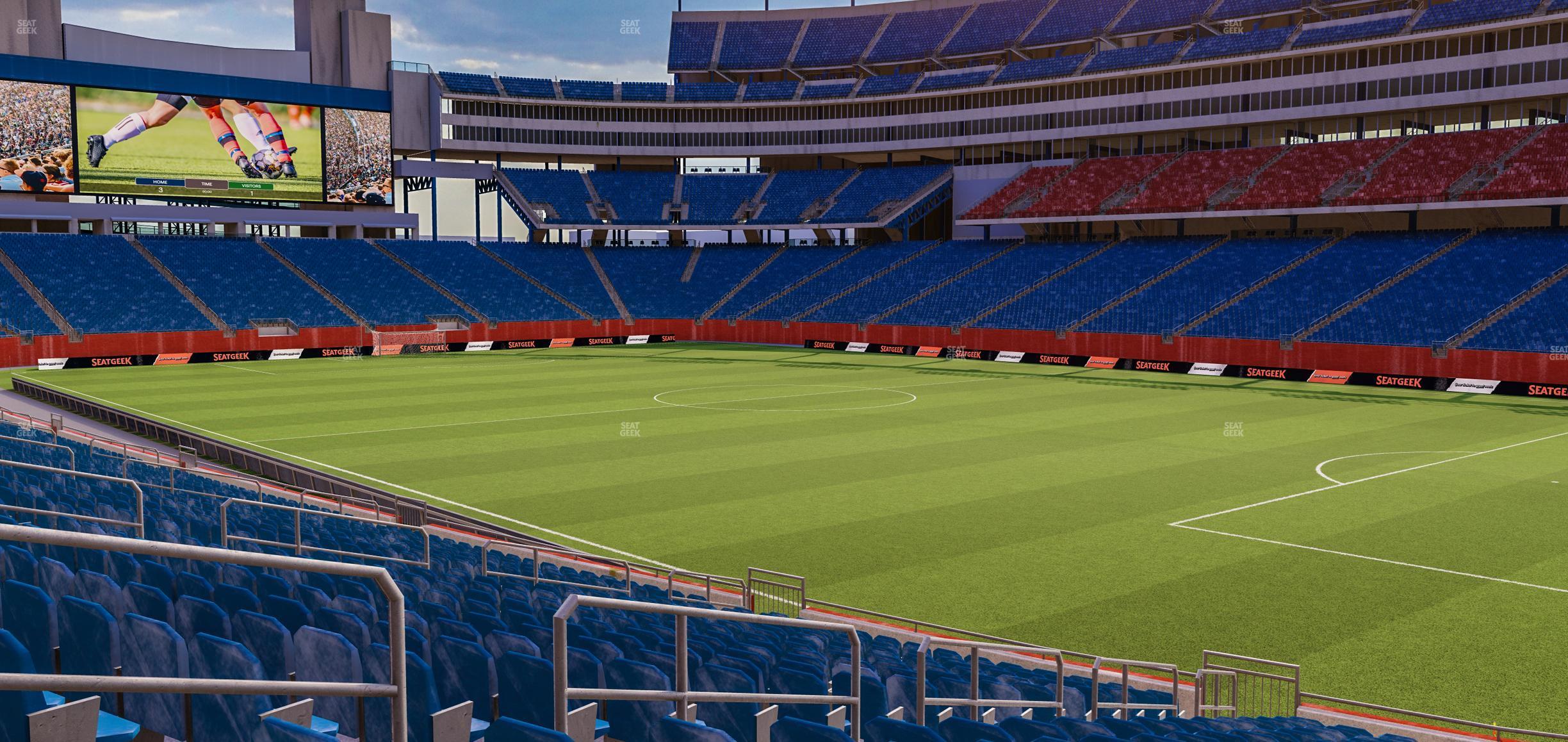 Seating view for Gillette Stadium Section 104