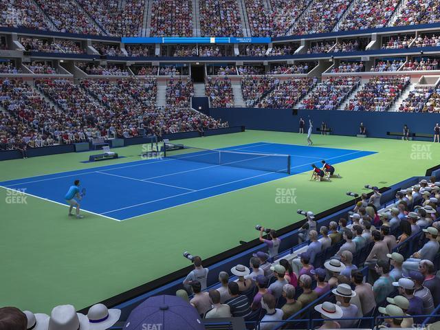 Seating view for Arthur Ashe Stadium Section 9