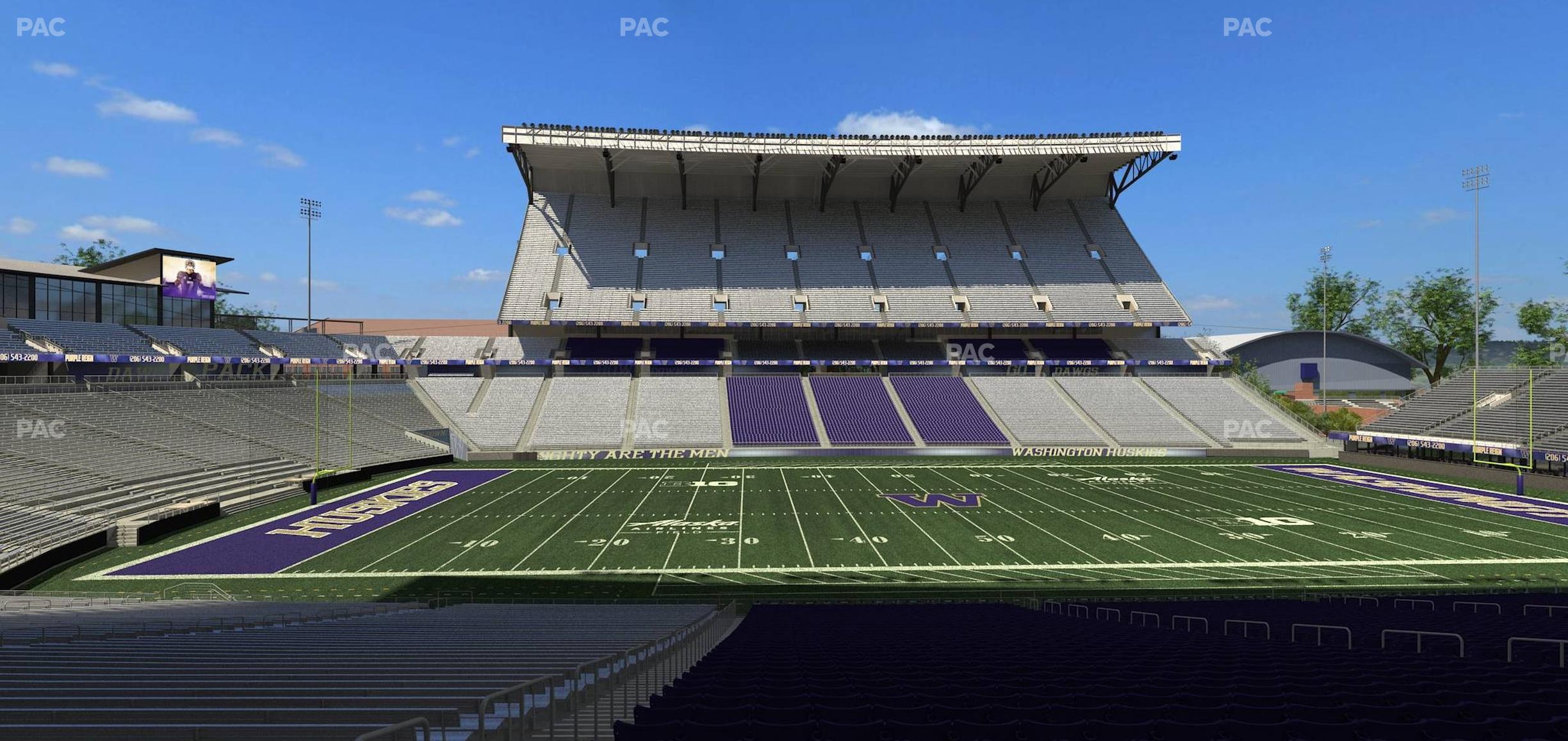 Seating view for Husky Stadium Section 107