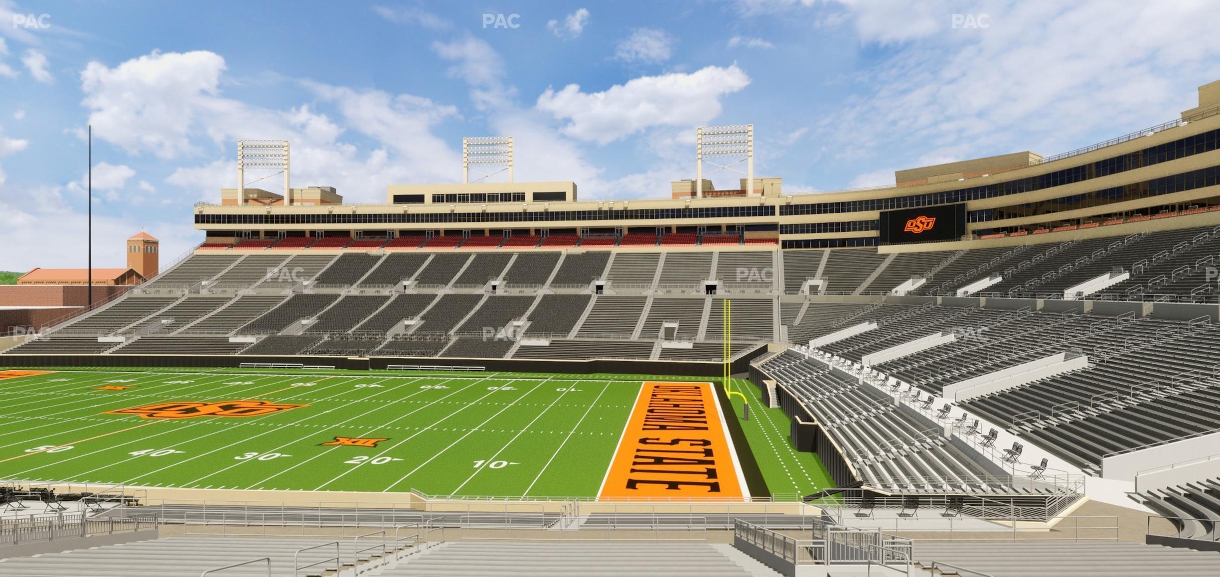 Seating view for Boone Pickens Stadium Section 131