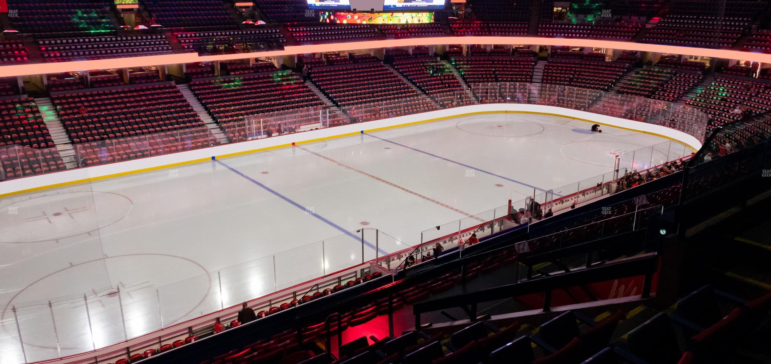 Seating view for Scotiabank Saddledome Section 210