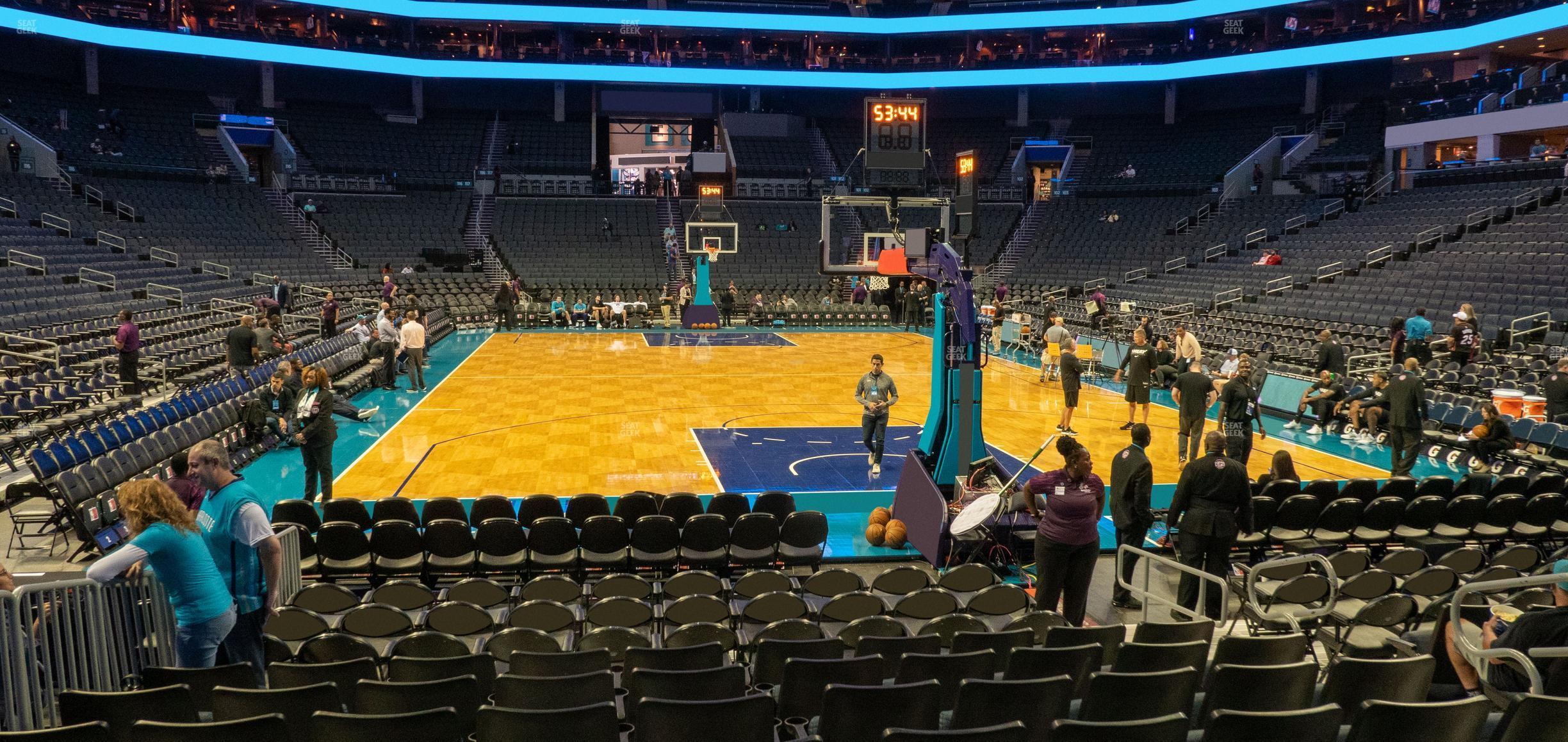 Seating view for Spectrum Center Section 110