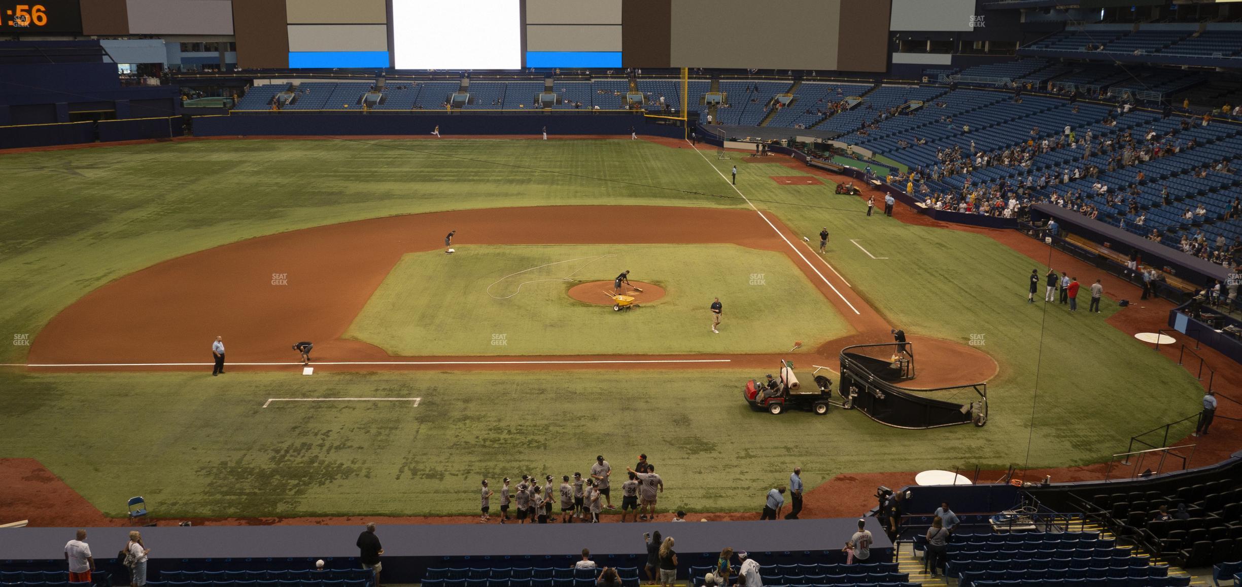 Seating view for Tropicana Field Section 209