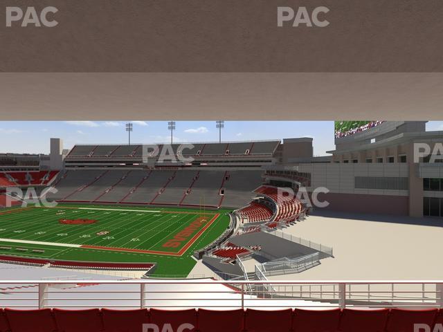 Seating view for Razorback Stadium Section 215