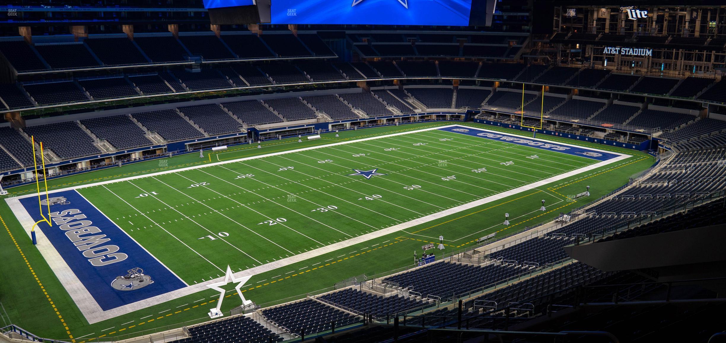 Seating view for AT&T Stadium Section Silver Suite 411