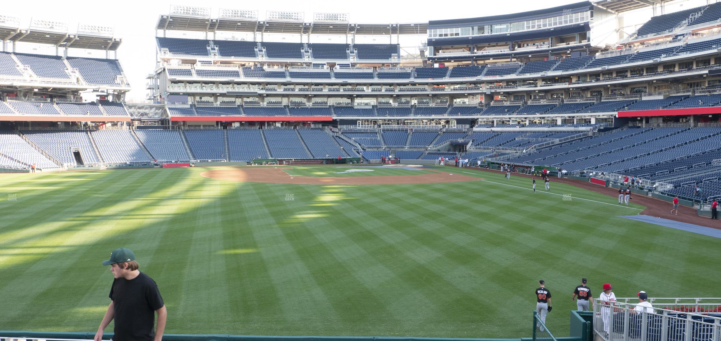 Seating view for Nationals Park Section 102