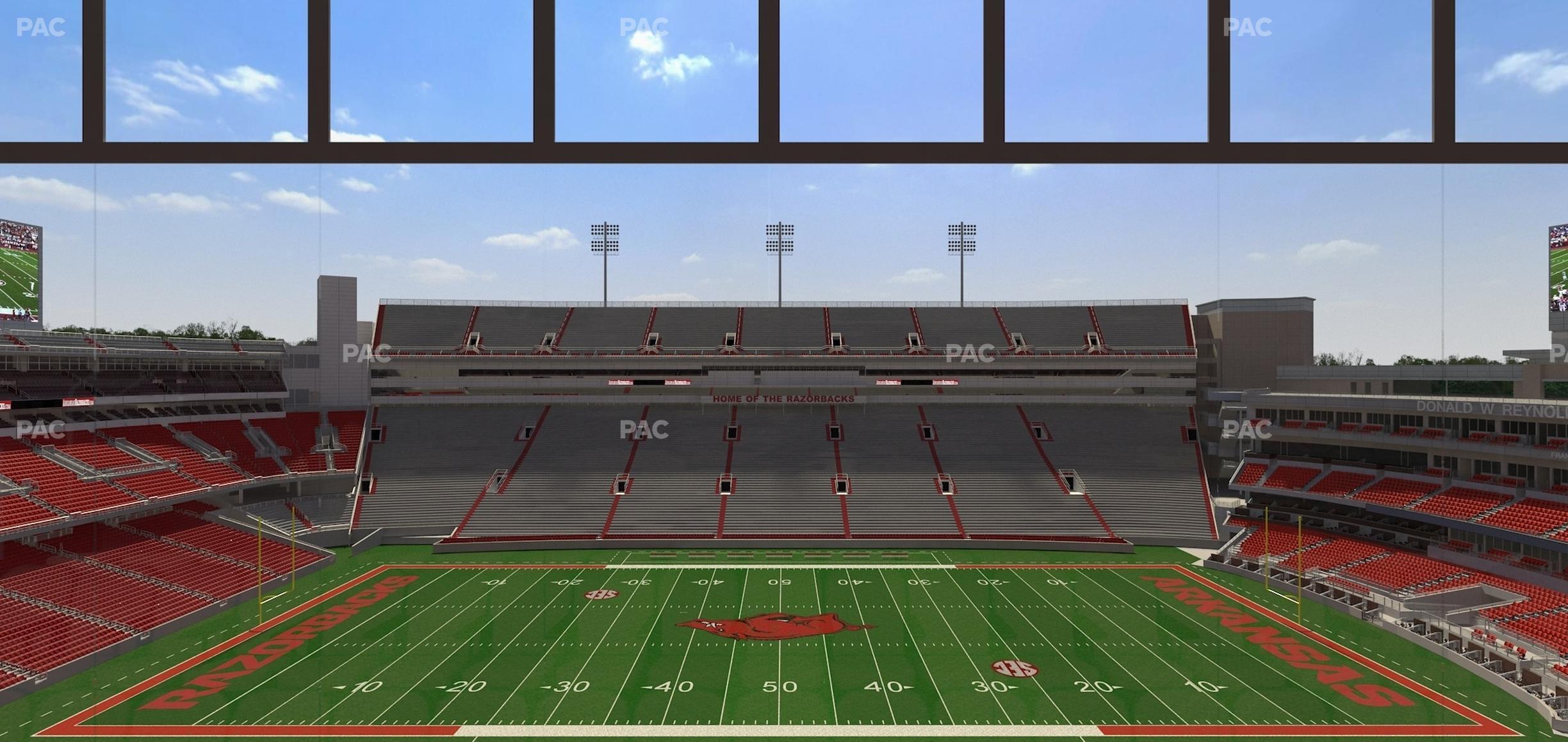 Seating view for Razorback Stadium Section 337