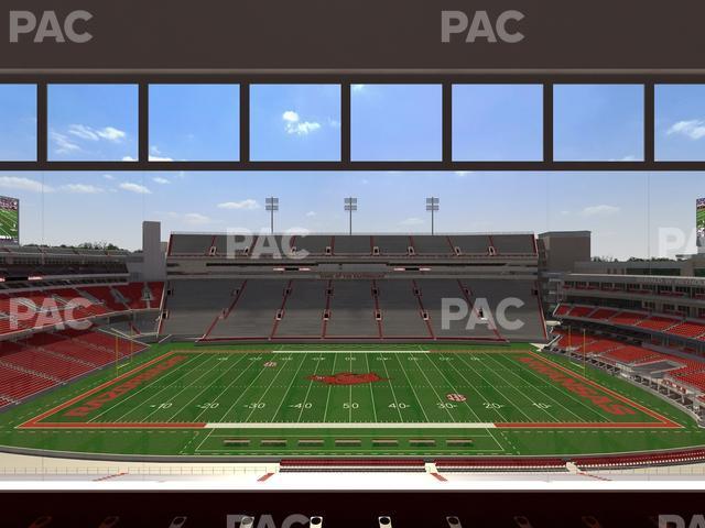 Seating view for Razorback Stadium Section 337