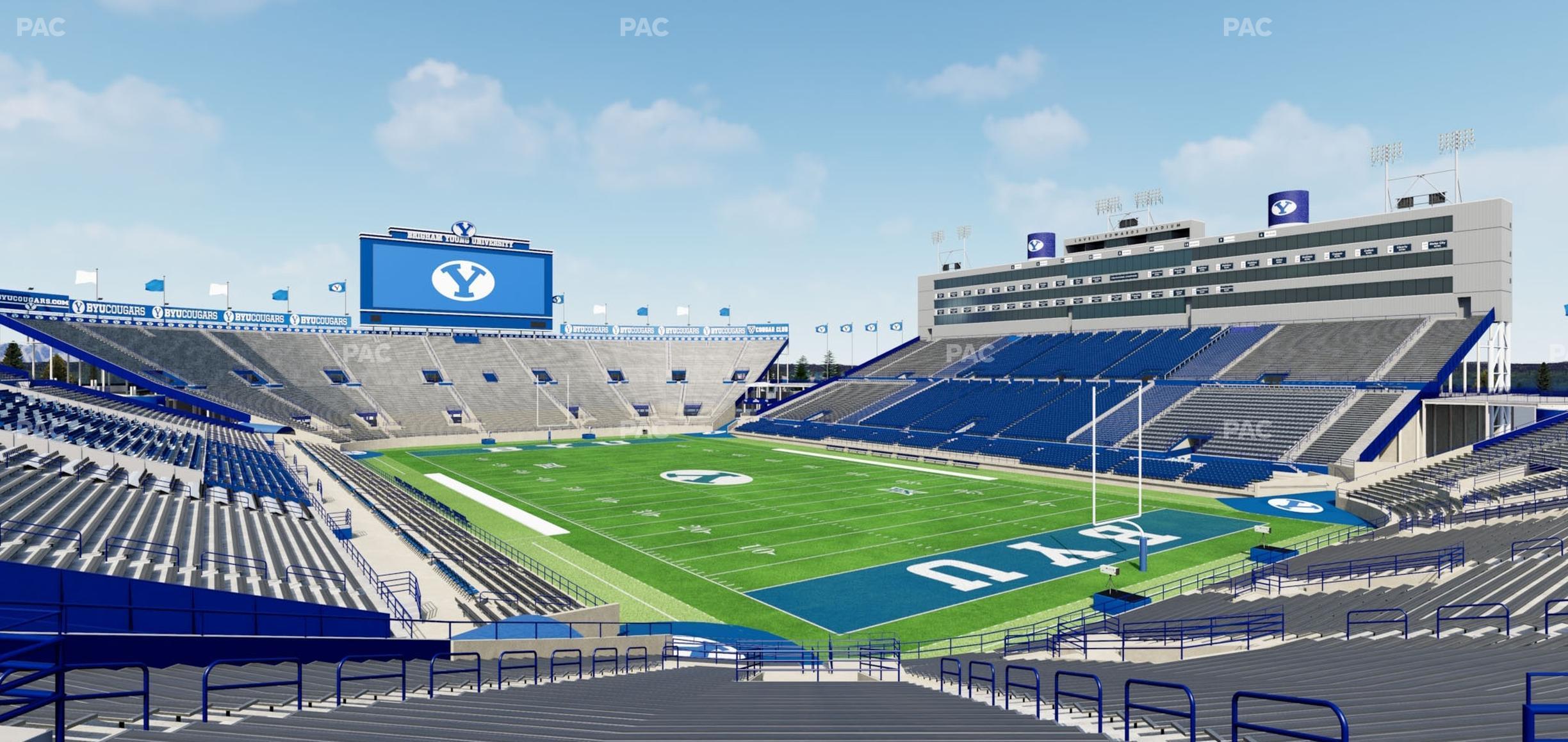 Seating view for LaVell Edwards Stadium Section 128