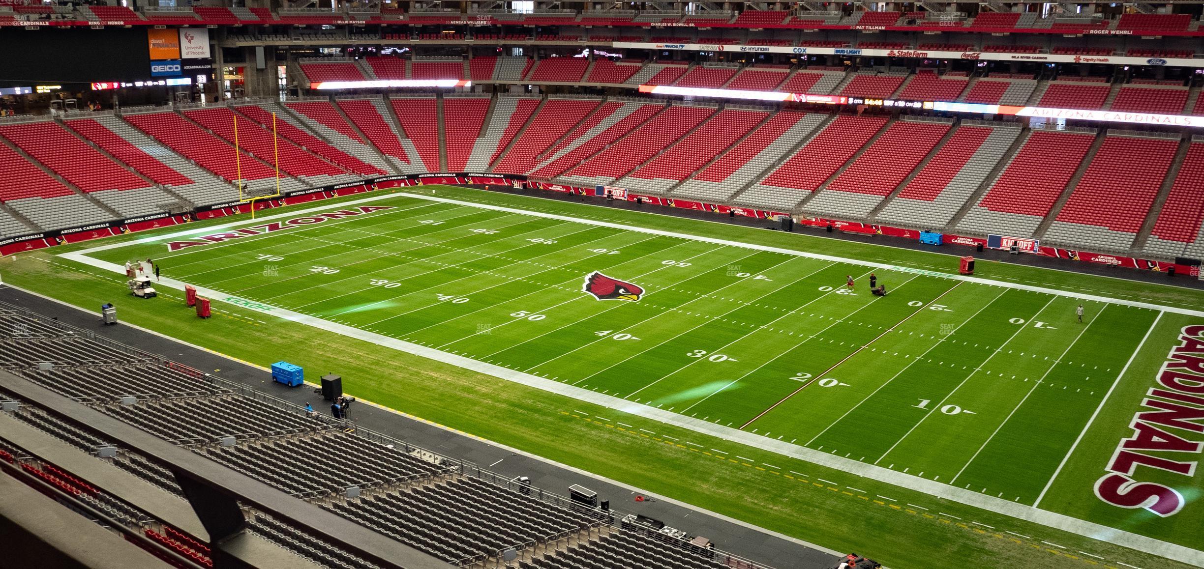 Seating view for State Farm Stadium Section Ring Of Honor 407