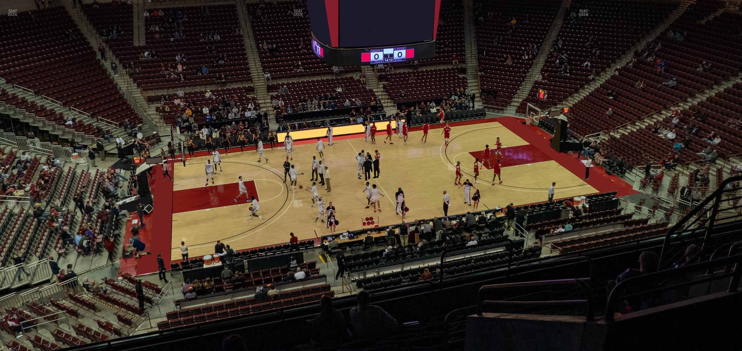 Seating view for Colonial Life Arena Section 209