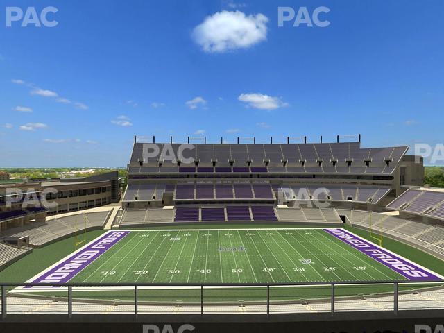 Seating view for Amon G Carter Stadium Section Legends Club 331