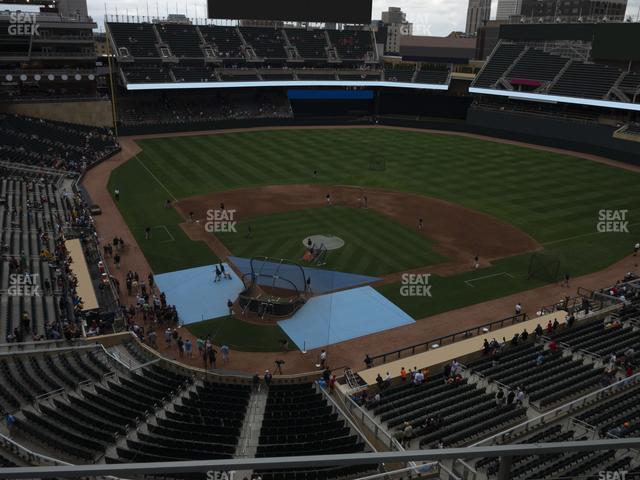 Seating view for Target Field Section 213