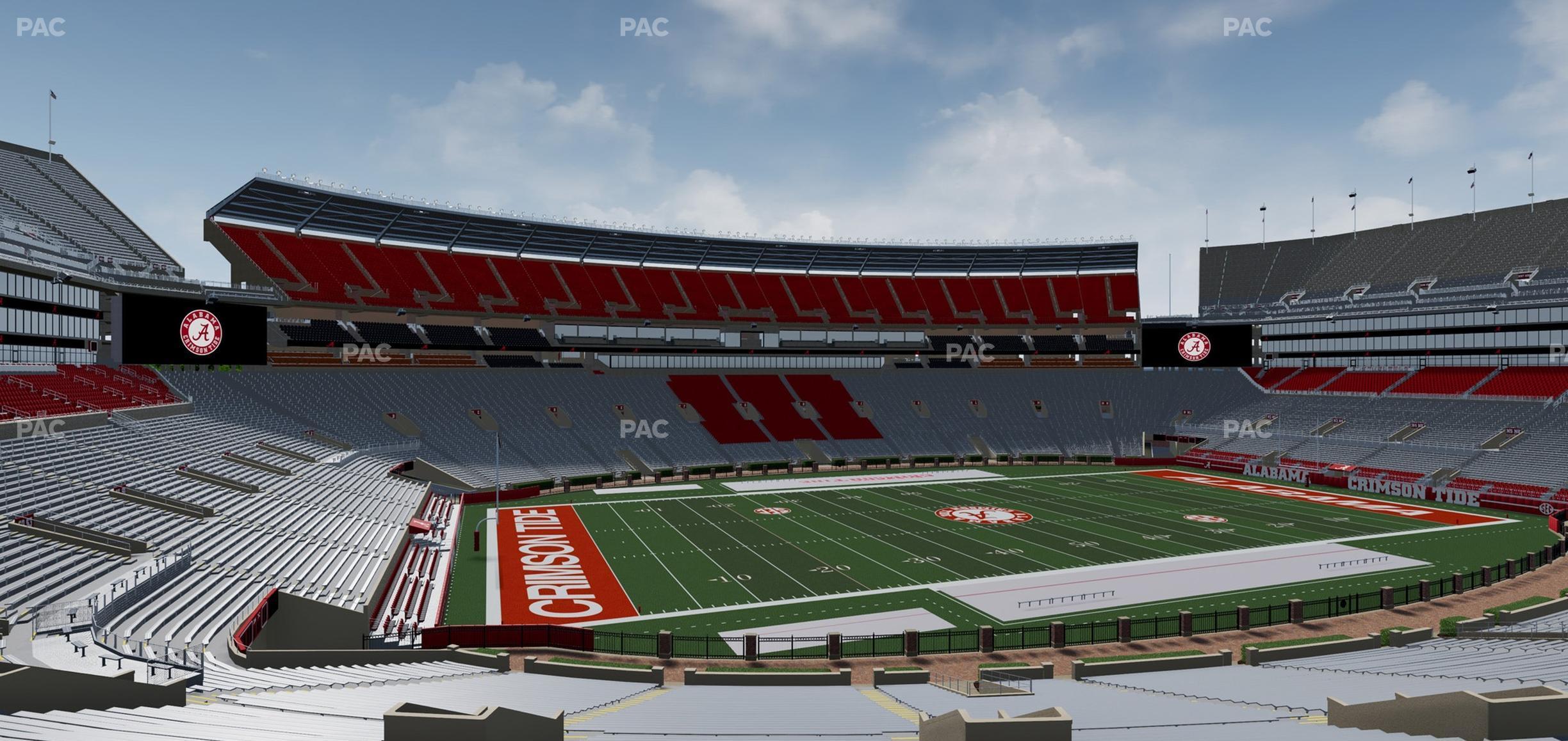 Seating view for Bryant Denny Stadium Section Cc