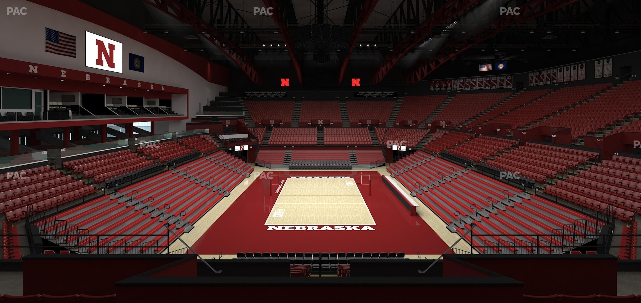 Seating view for Bob Devaney Sports Center Section C 6