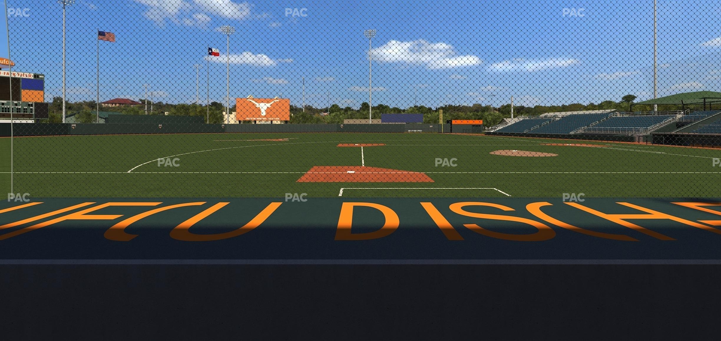 Seating view for UFCU Disch-Falk Field Section 11