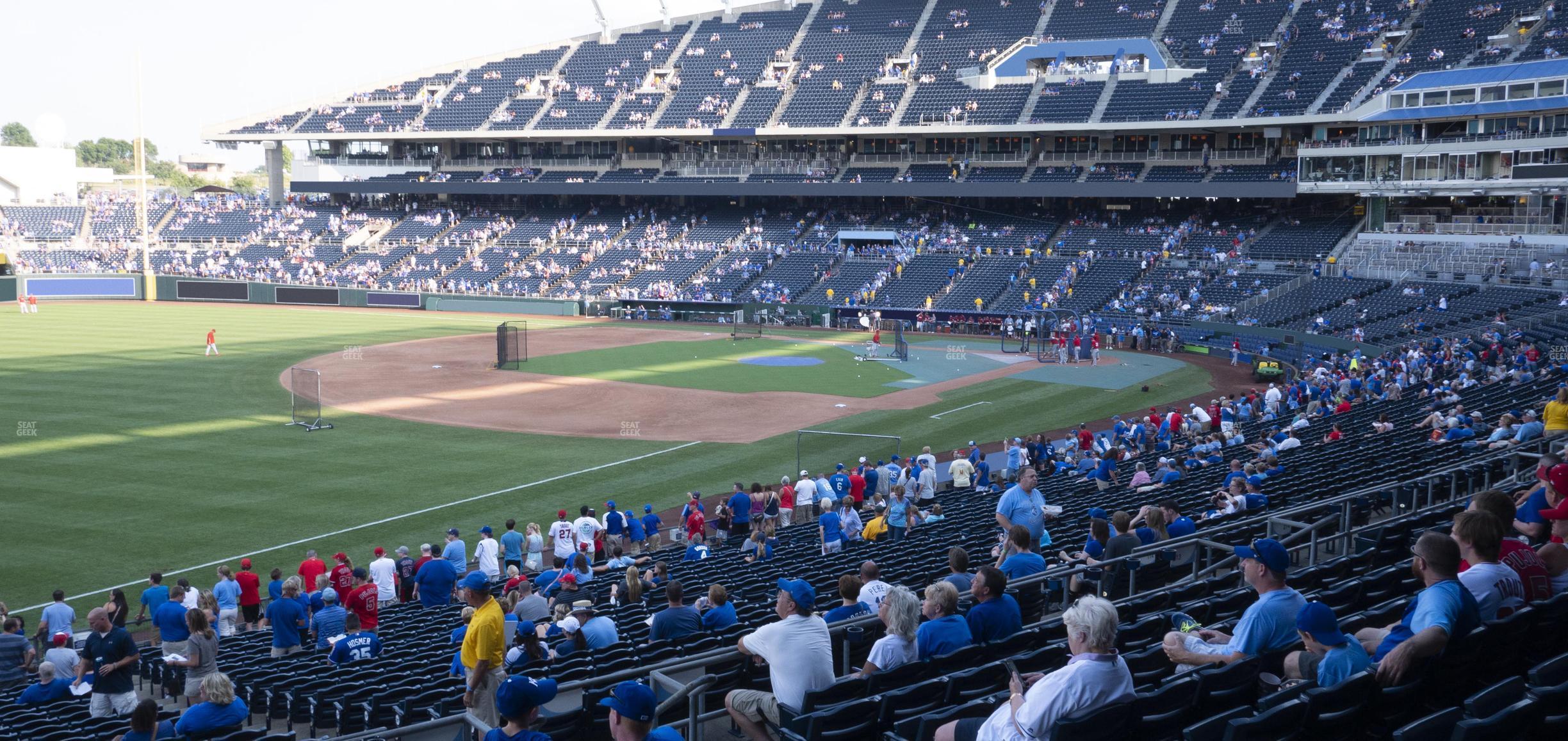 Seating view for Kauffman Stadium Section 212