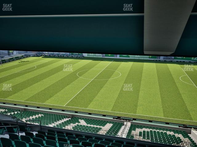 Seating view for Providence Park Section Tanner Ridge 7