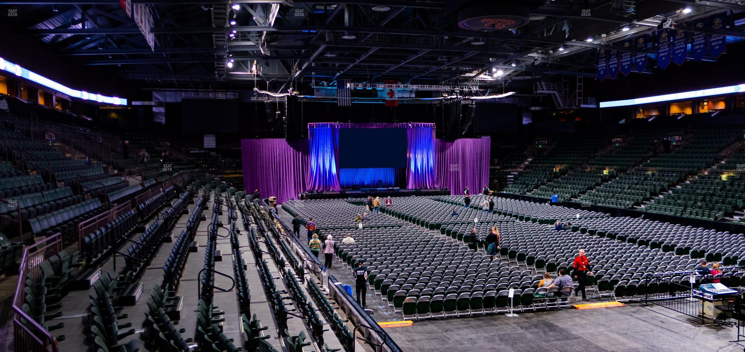 Seating view for Blue Arena at The Ranch Events Complex Section N