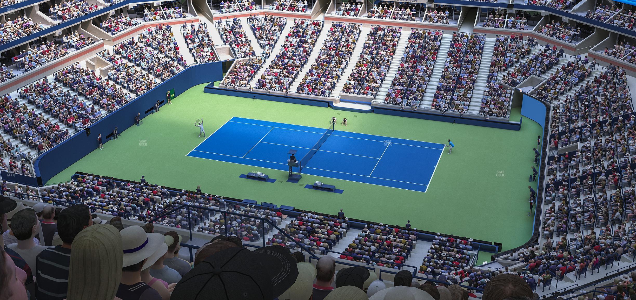 Seating view for Arthur Ashe Stadium Section 333