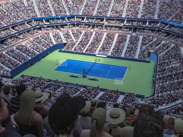 Seating view for Arthur Ashe Stadium Section 333