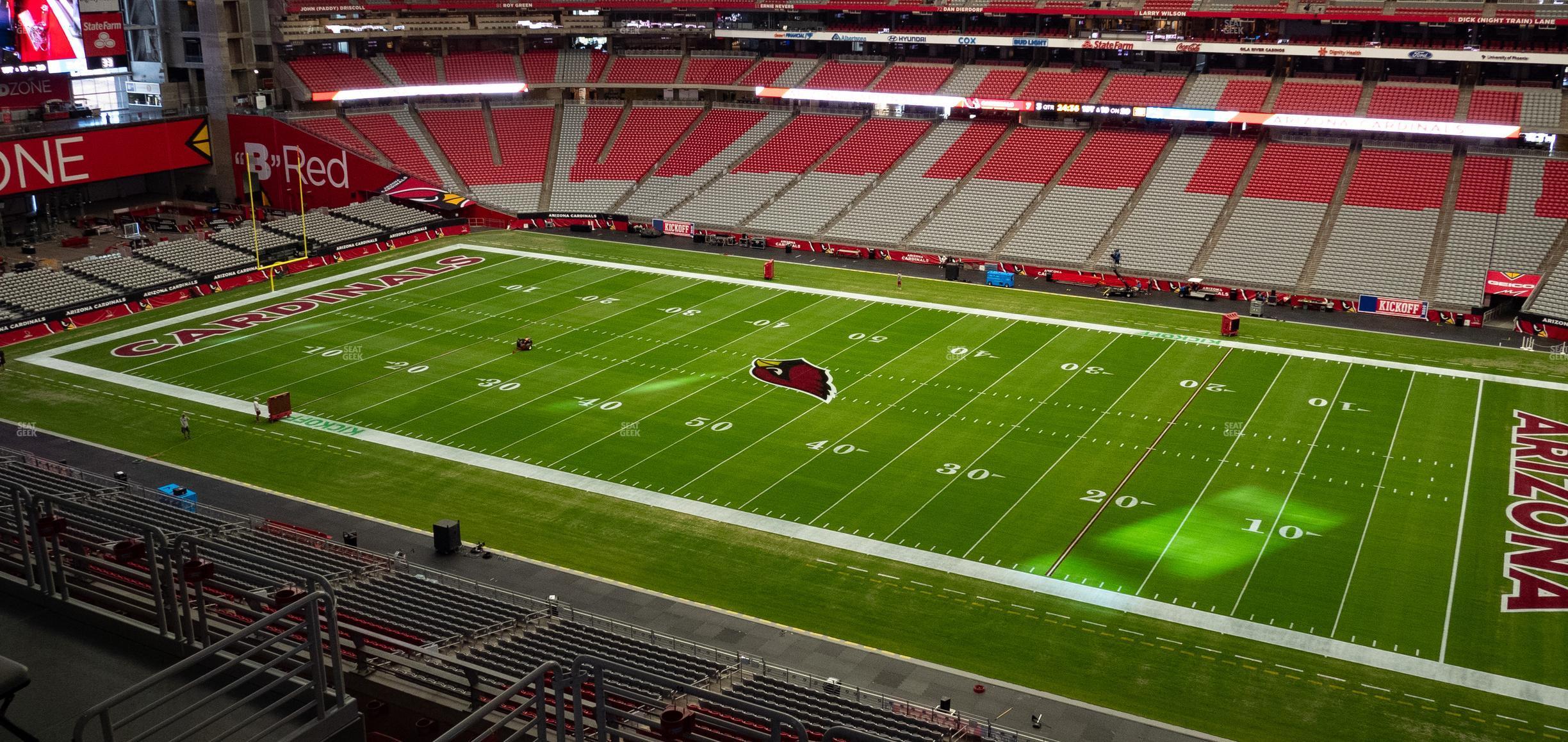 Seating view for State Farm Stadium Section Ring Of Honor Wc 439