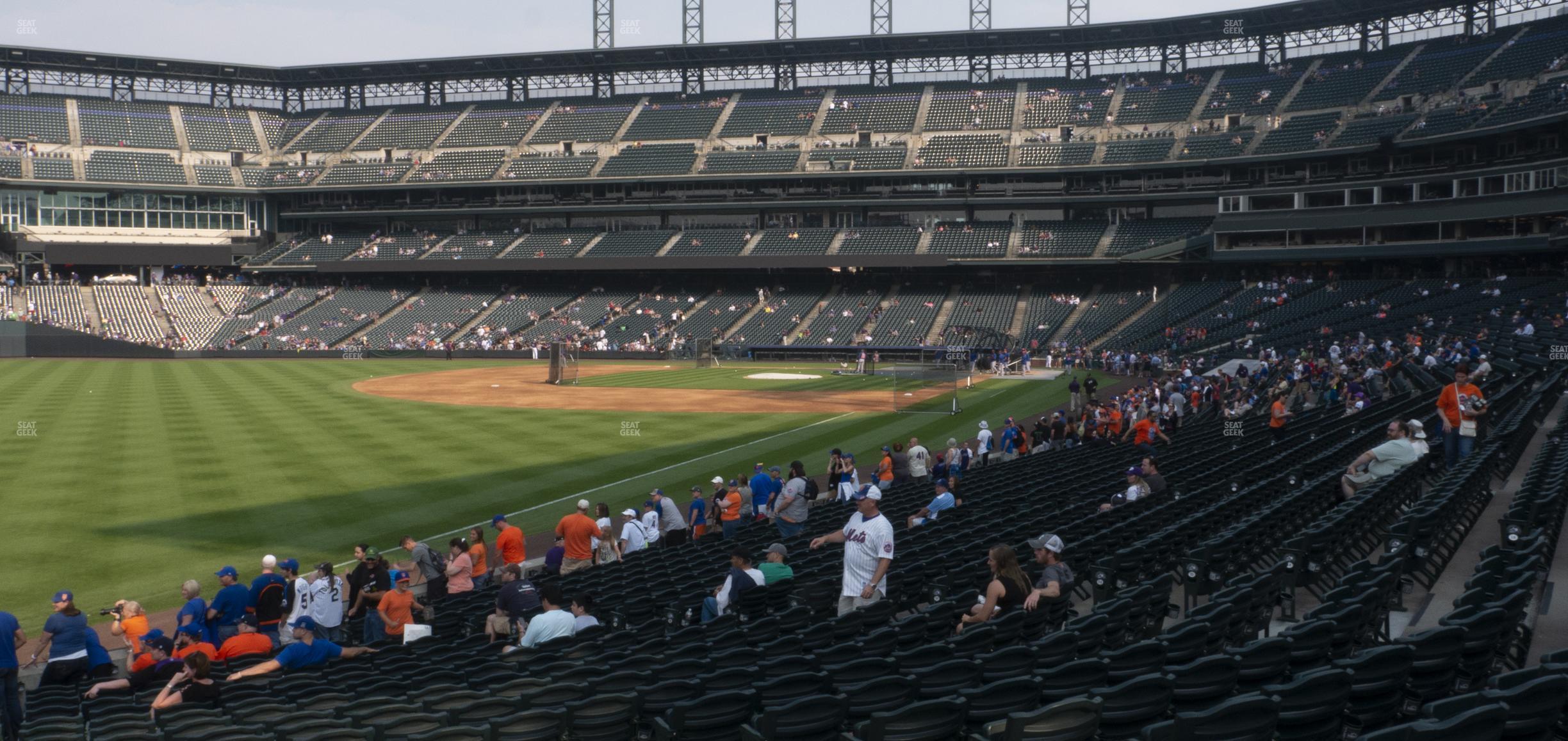 Seating view for Coors Field Section 148