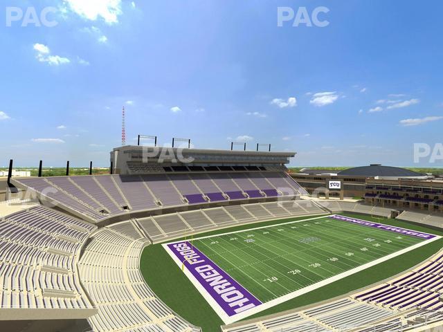 Seating view for Amon G Carter Stadium Section 313