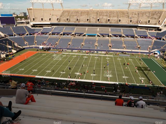 Seating view for Camping World Stadium Section 233