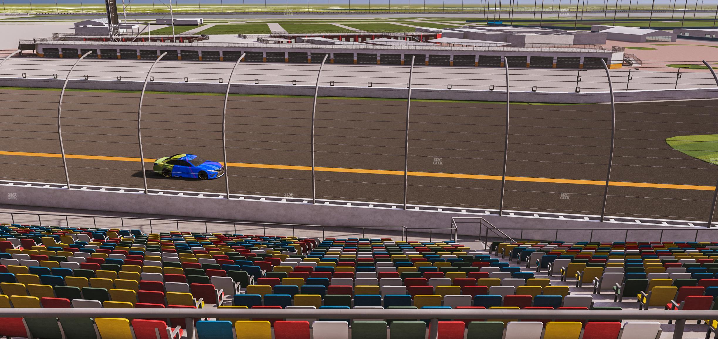 Seating view for Daytona International Speedway Section Back 130