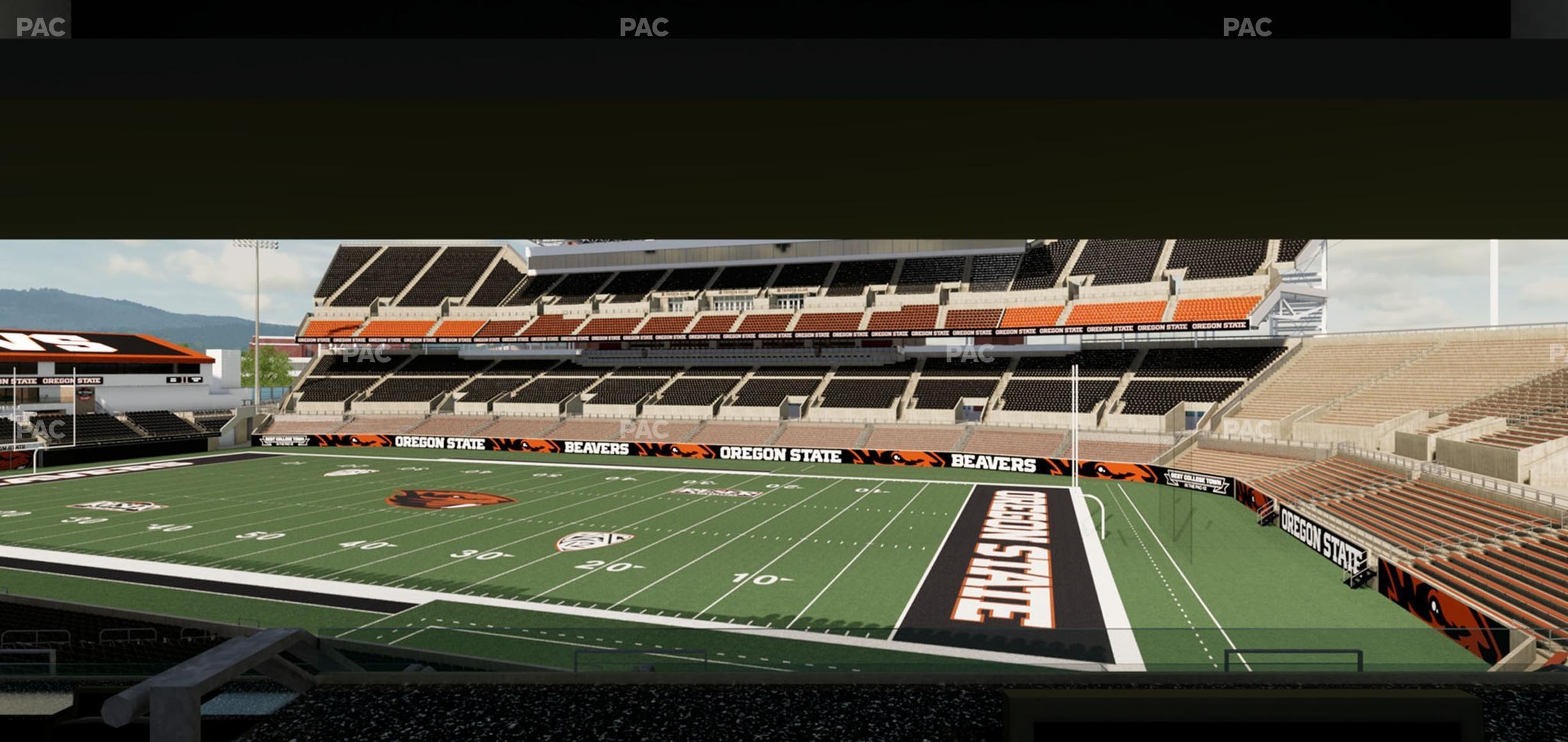 Seating view for Reser Stadium Section West Loge 15