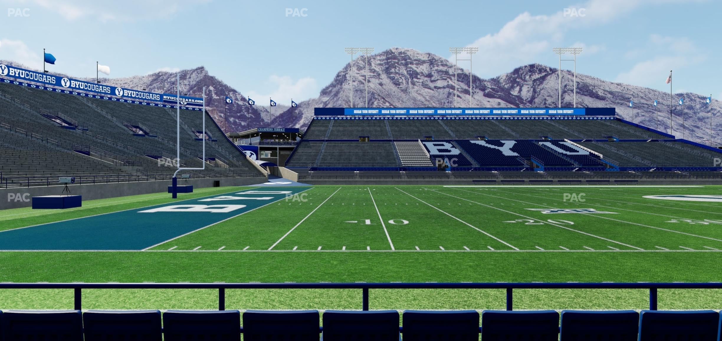 Seating view for LaVell Edwards Stadium Section 8 C