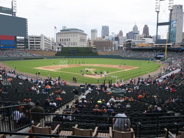 Seating view for Comerica Park Section 128