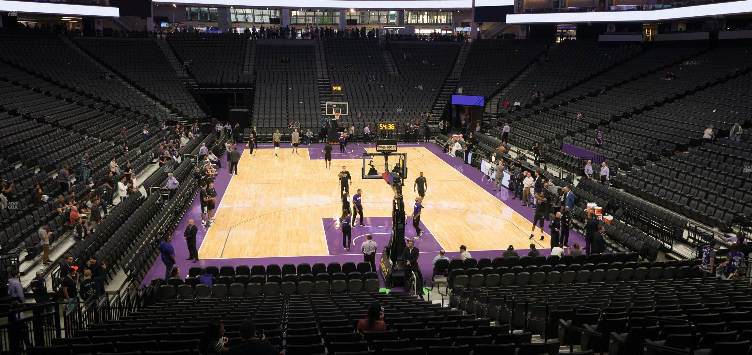 Seating view for Golden 1 Center Section 114