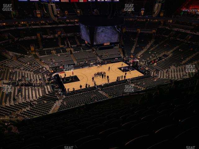 Seating view for Frost Bank Center Section 226