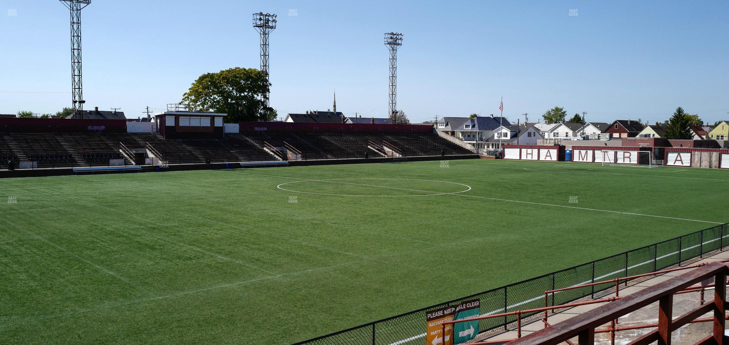 Seating view for Keyworth Stadium Section Party Deck 2