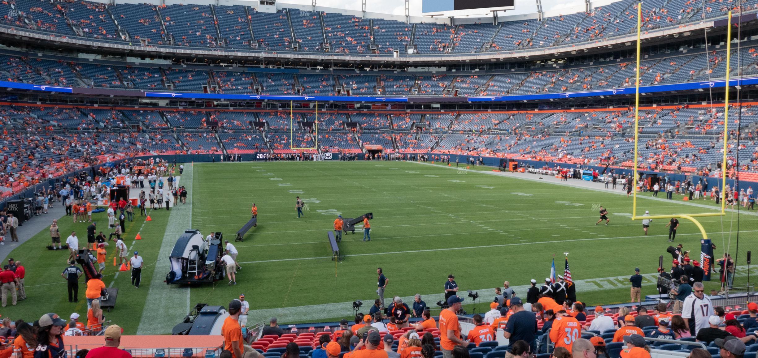 Seating view for Empower Field at Mile High Section 134