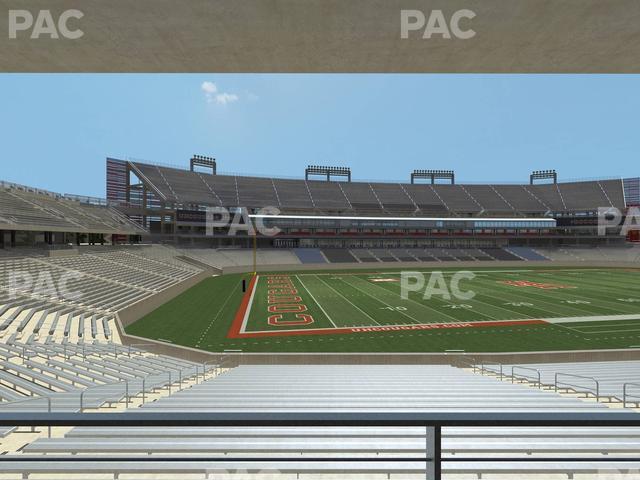 Seating view for TDECU Stadium Section 133