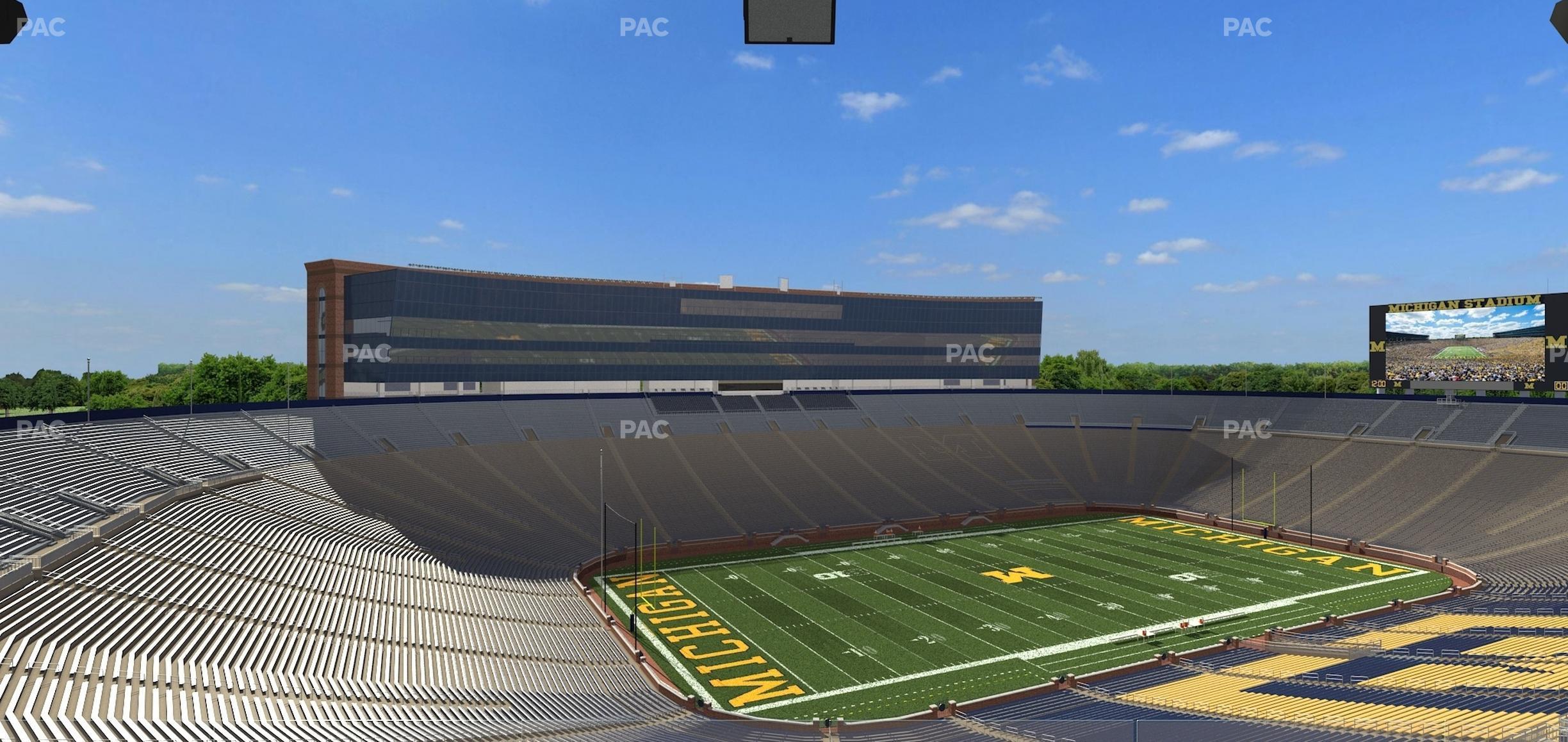 Seating view for Michigan Stadium Section 401