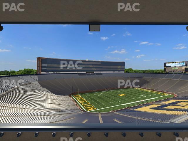 Seating view for Michigan Stadium Section 401