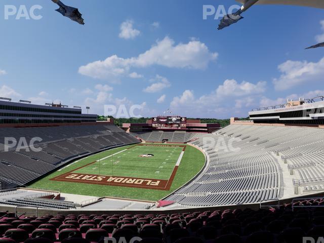 Seating view for Doak Campbell Stadium Section Club 318