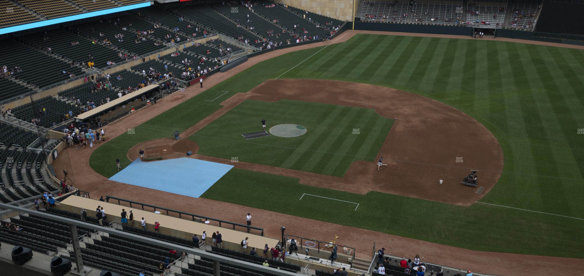 Seating view for Target Field Section 208