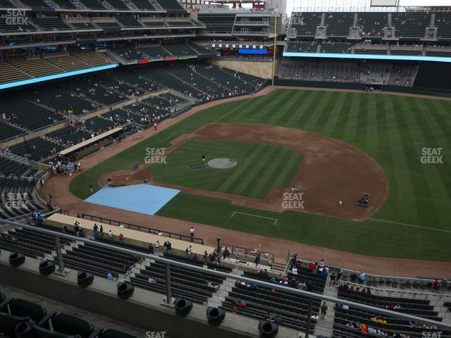 Seating view for Target Field Section 208