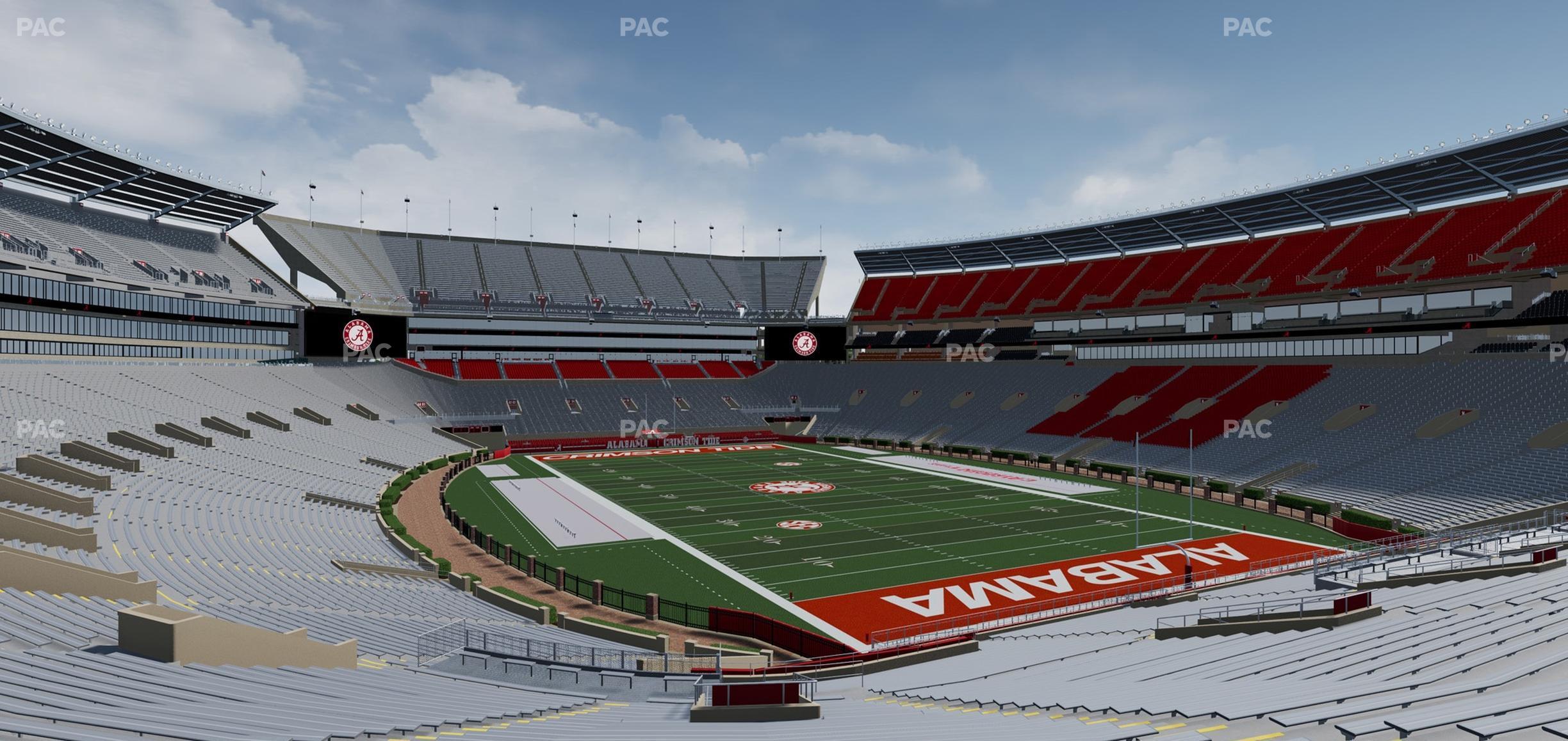 Seating view for Bryant Denny Stadium Section N 8