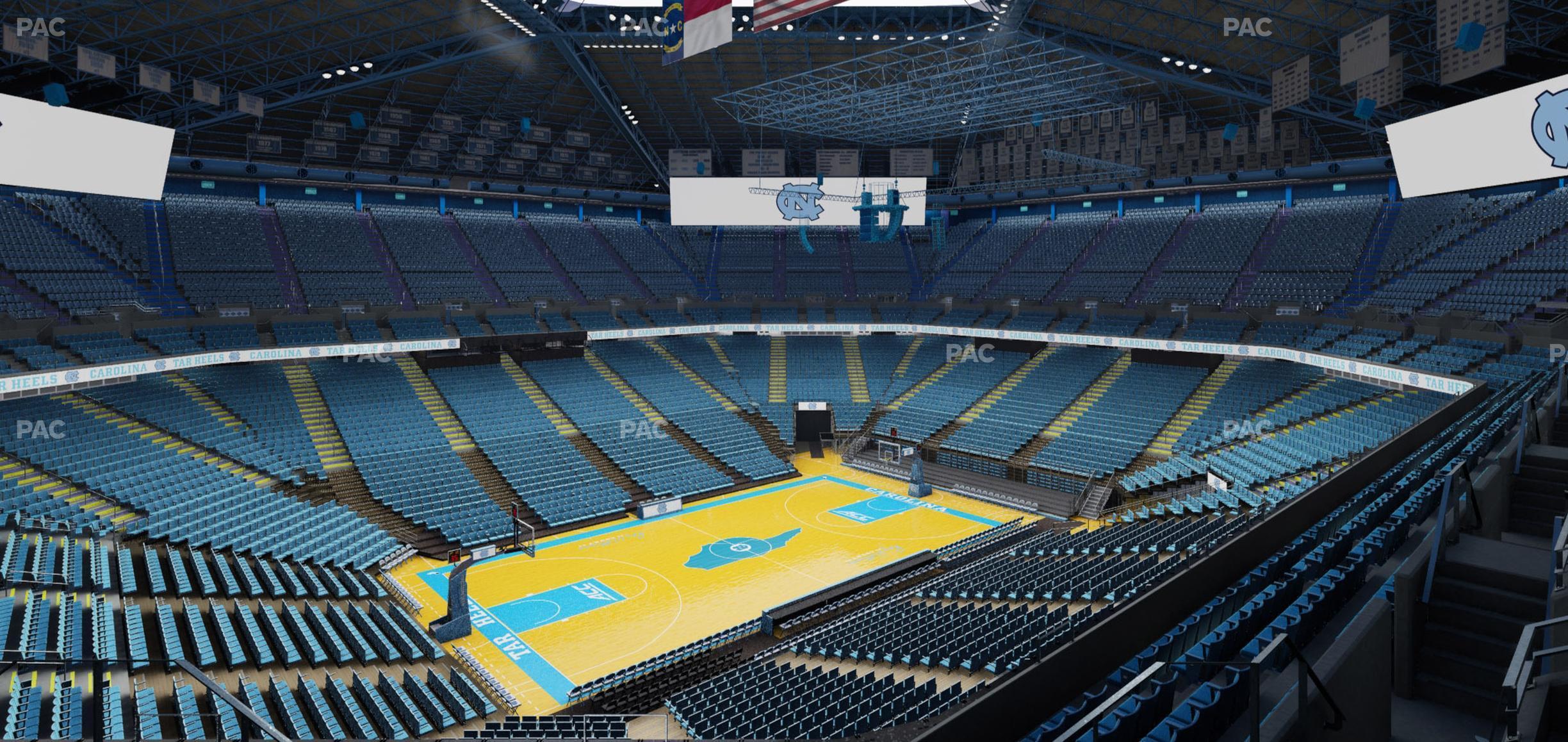 Seating view for Dean Smith Center Section 205